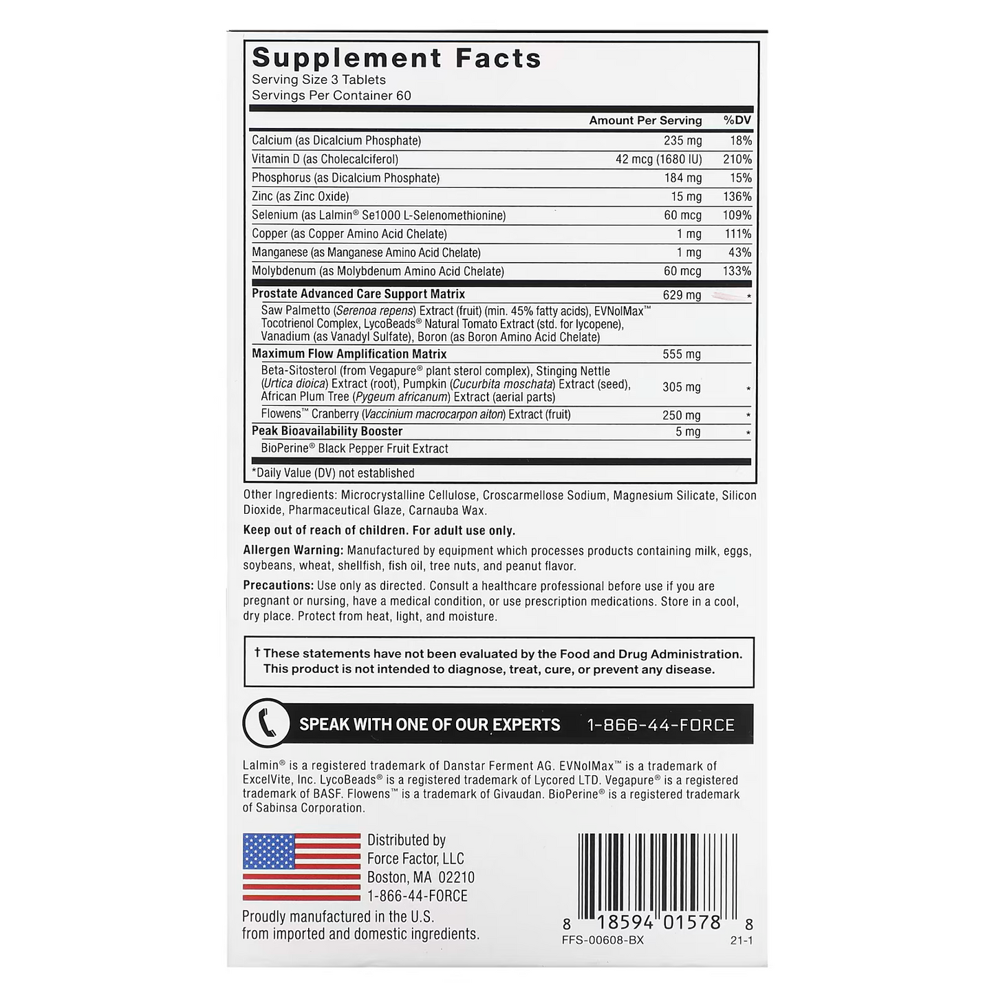 Prostate Advanced, 180 Tablets