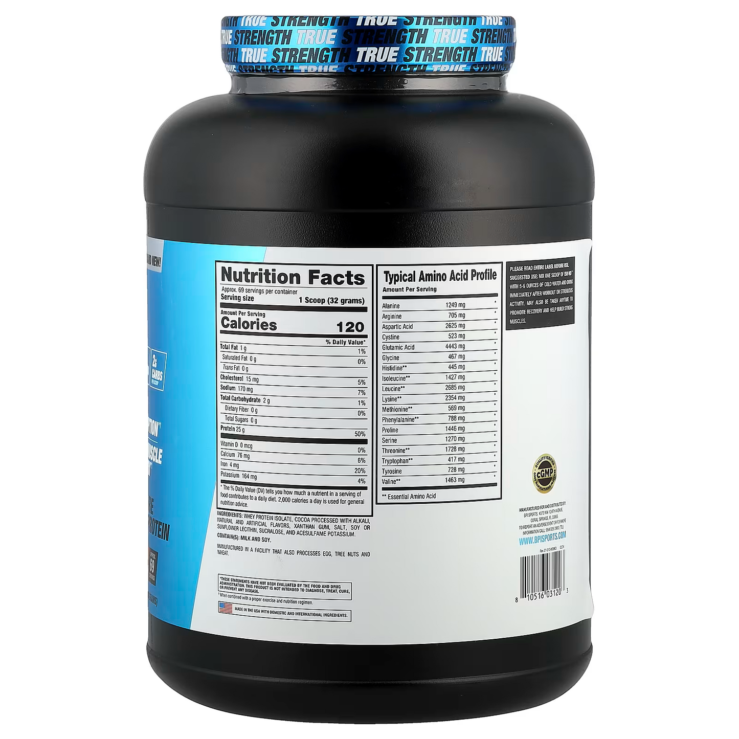 BPI Sports, ISO HD™, 100% Pure Isolate Protein