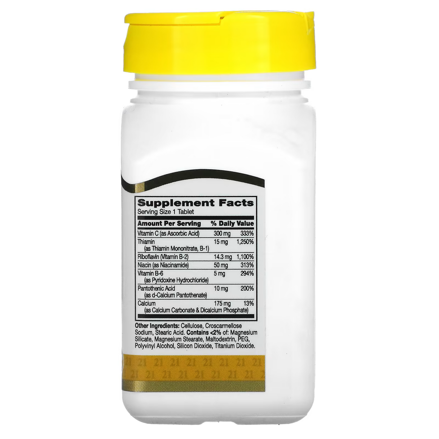 B-Complex Plus Vitamin C, 100 Tablets