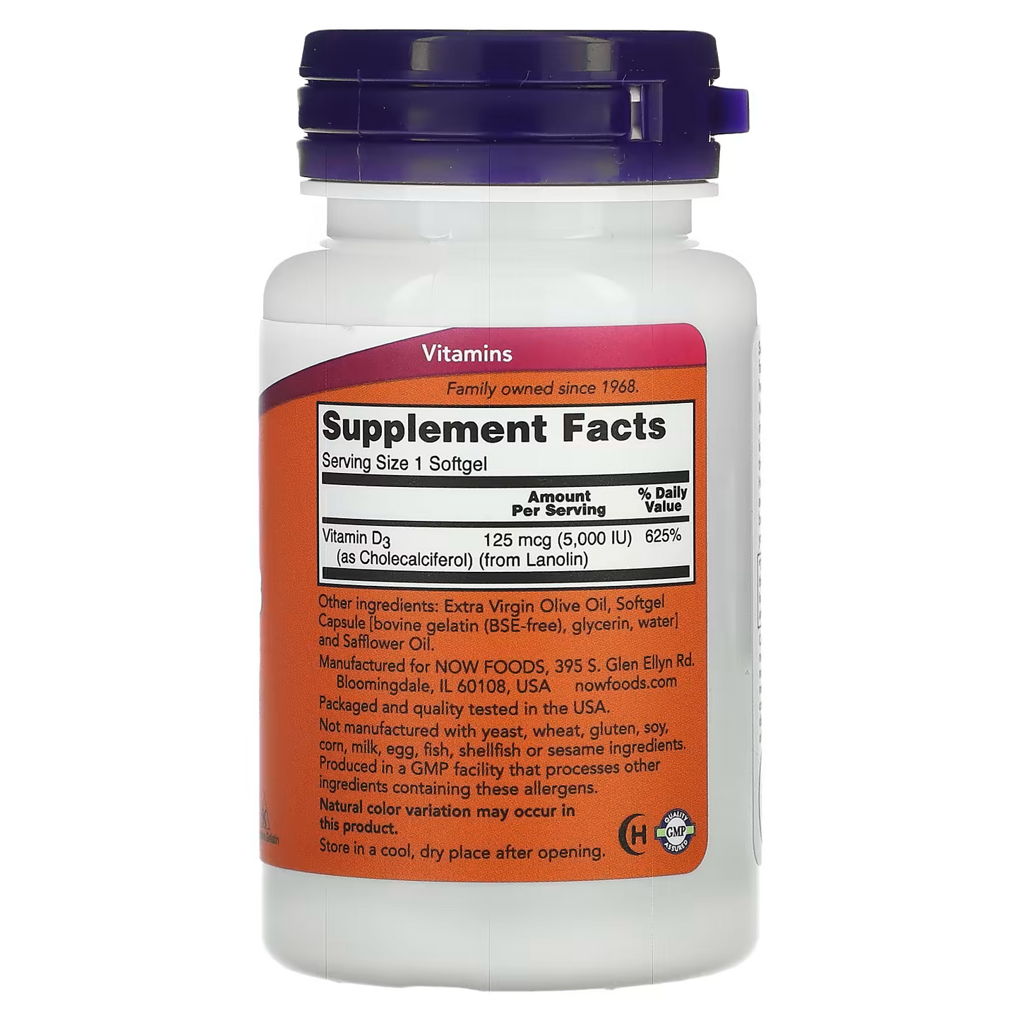 Vitamin D-3, Max