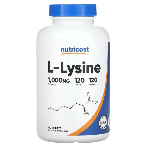 Nutricost, L-Lysine, 1,000 mg