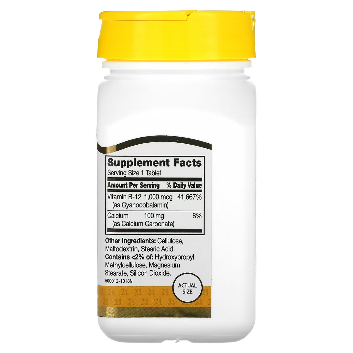 B-12, 500 mcg