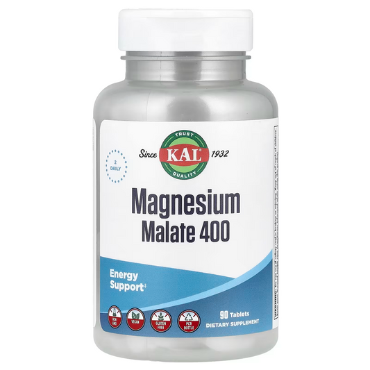 Magnesium Malate 400, 400 mg, 90 Tablets (200 mg per Tablet)