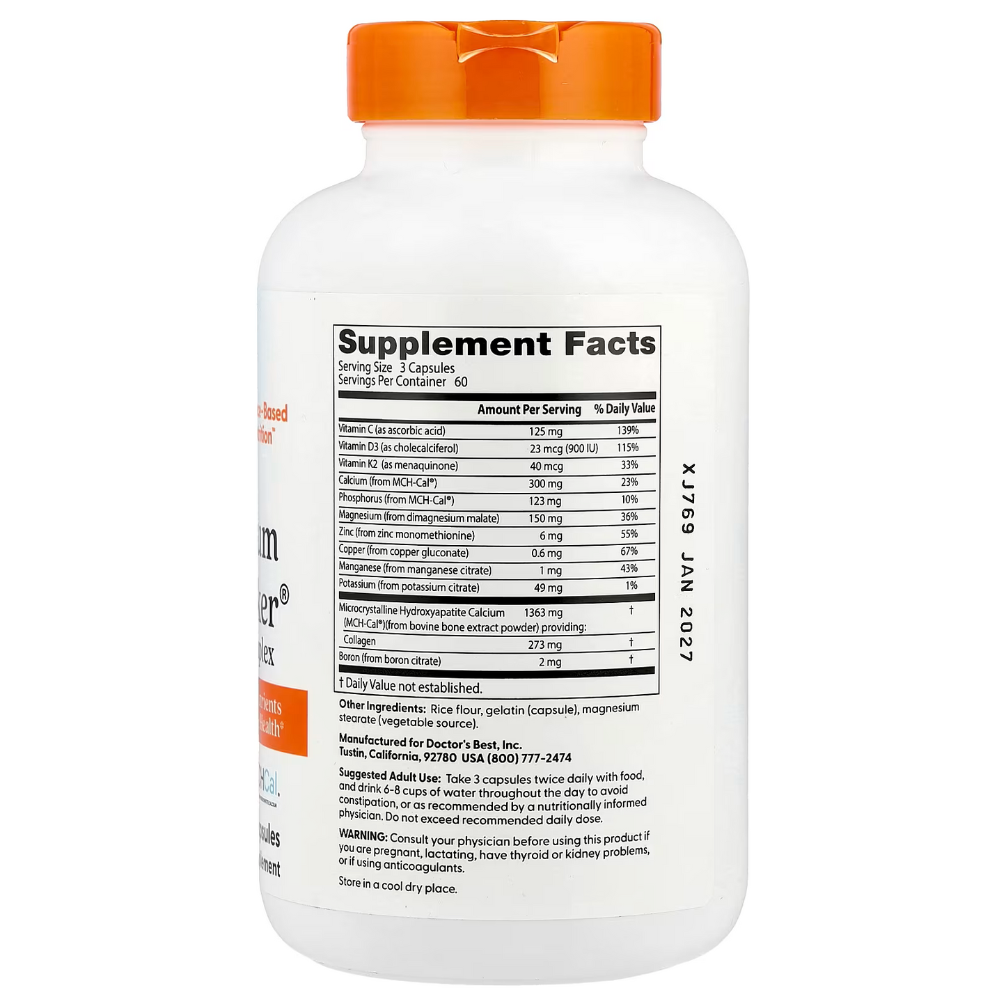 Calcium Bone Maker® Complex, 180 Capsules