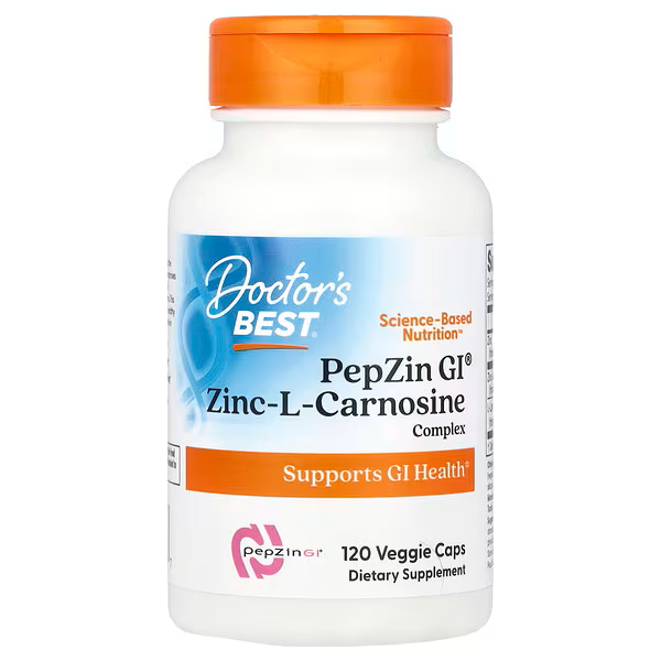 PepZin GI®, Zinc-L-Carnosine Complex, 120 Veggie Caps