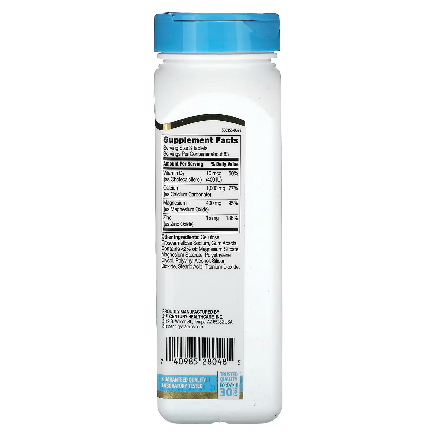 Calcium Magnesium Zinc + D3
