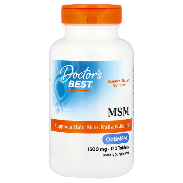 MSM with OptiMSM®, 1,500 mg, 120 Tablets