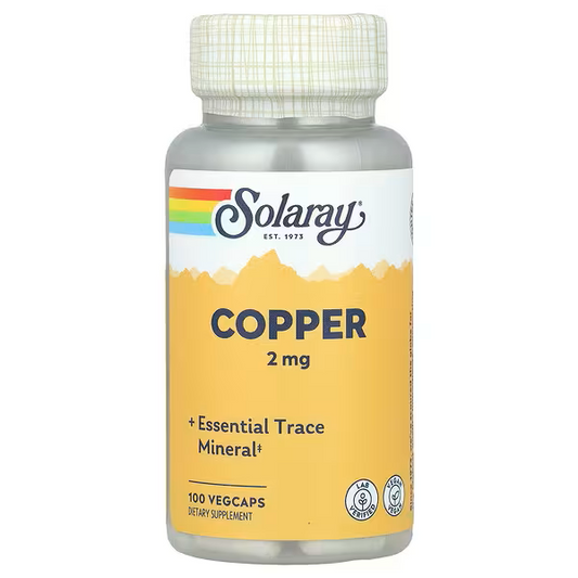 Copper, 2 mg, 100 VegCaps