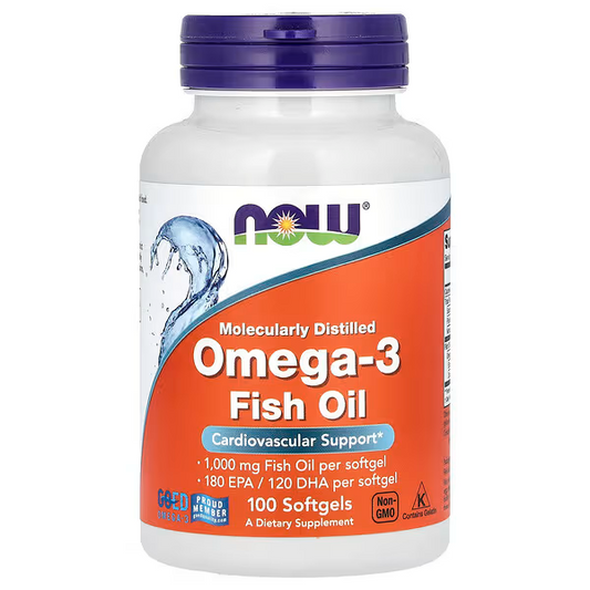 Omega-3 Fish Oil, 1,000 mg, 180 EPA - 120 DHA