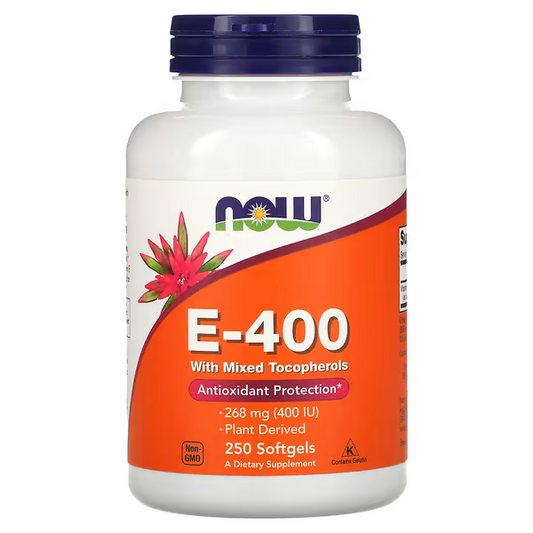 E-400 with Mixed Tocopherols, 268 mg (400 IU)