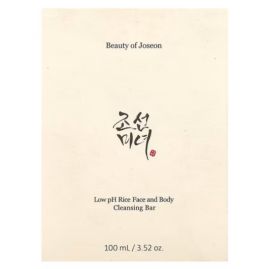 Beauty of Joseon, Low pH Rice Face and Body Cleansing Bar Soap, 3.52 oz (100 ml)