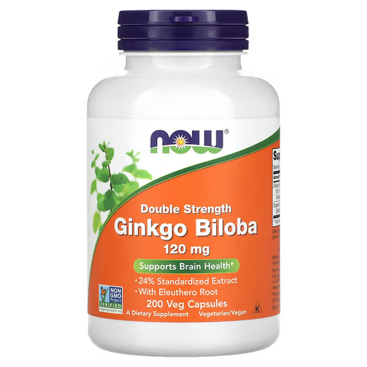 Ginkgo Biloba, Double Strength, 120 mg