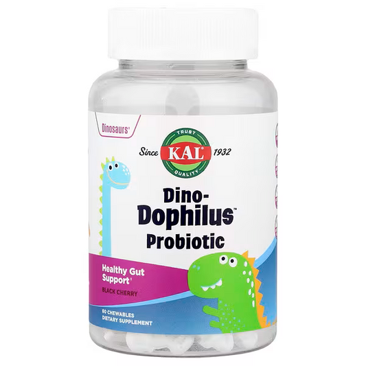 Dinosaurs®, Dino-Dophilus™ Probiotic, Black Cherry, 60 Chewables