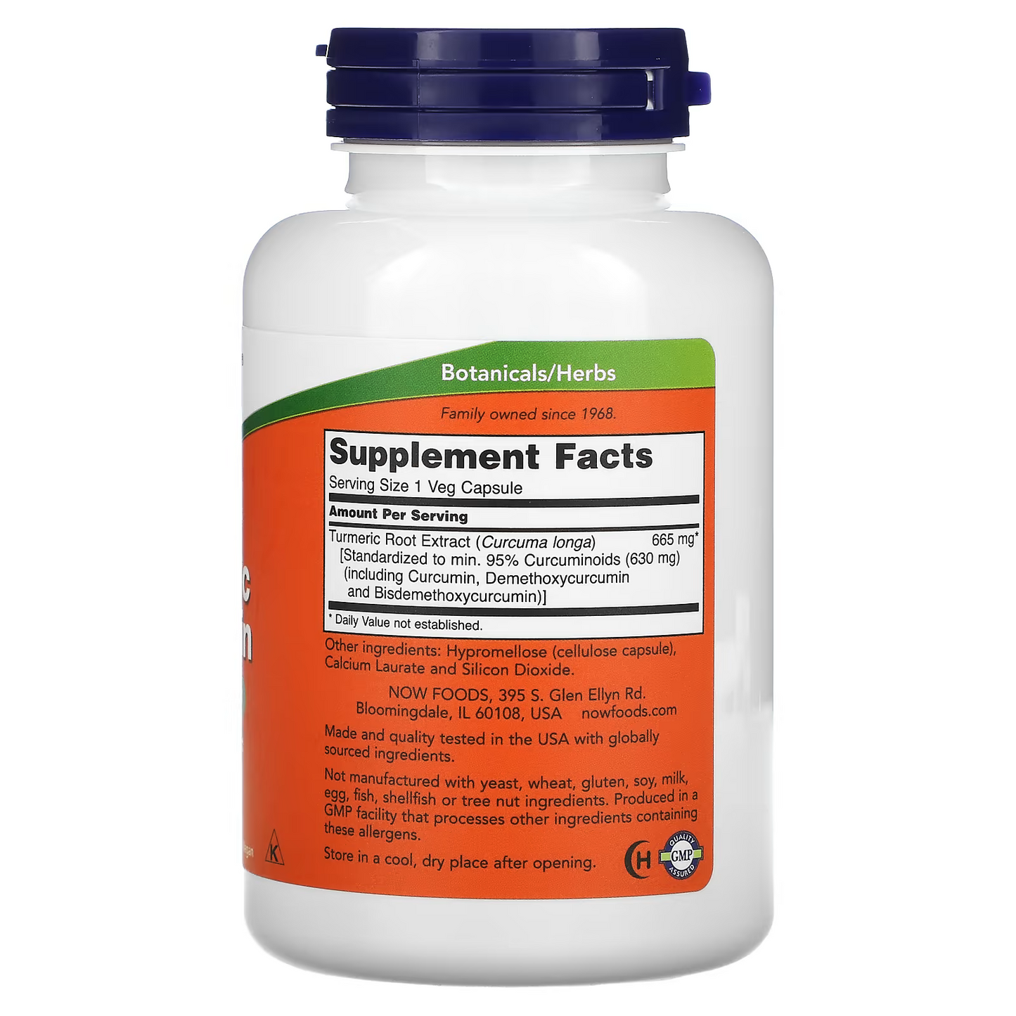 Turmeric Curcumin, 665 mg