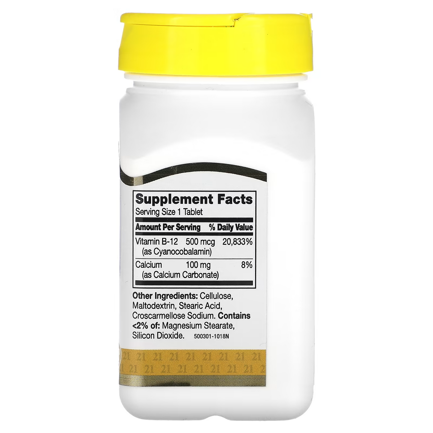 B-12, 500 mcg