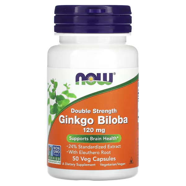 Ginkgo Biloba, Double Strength, 120 mg