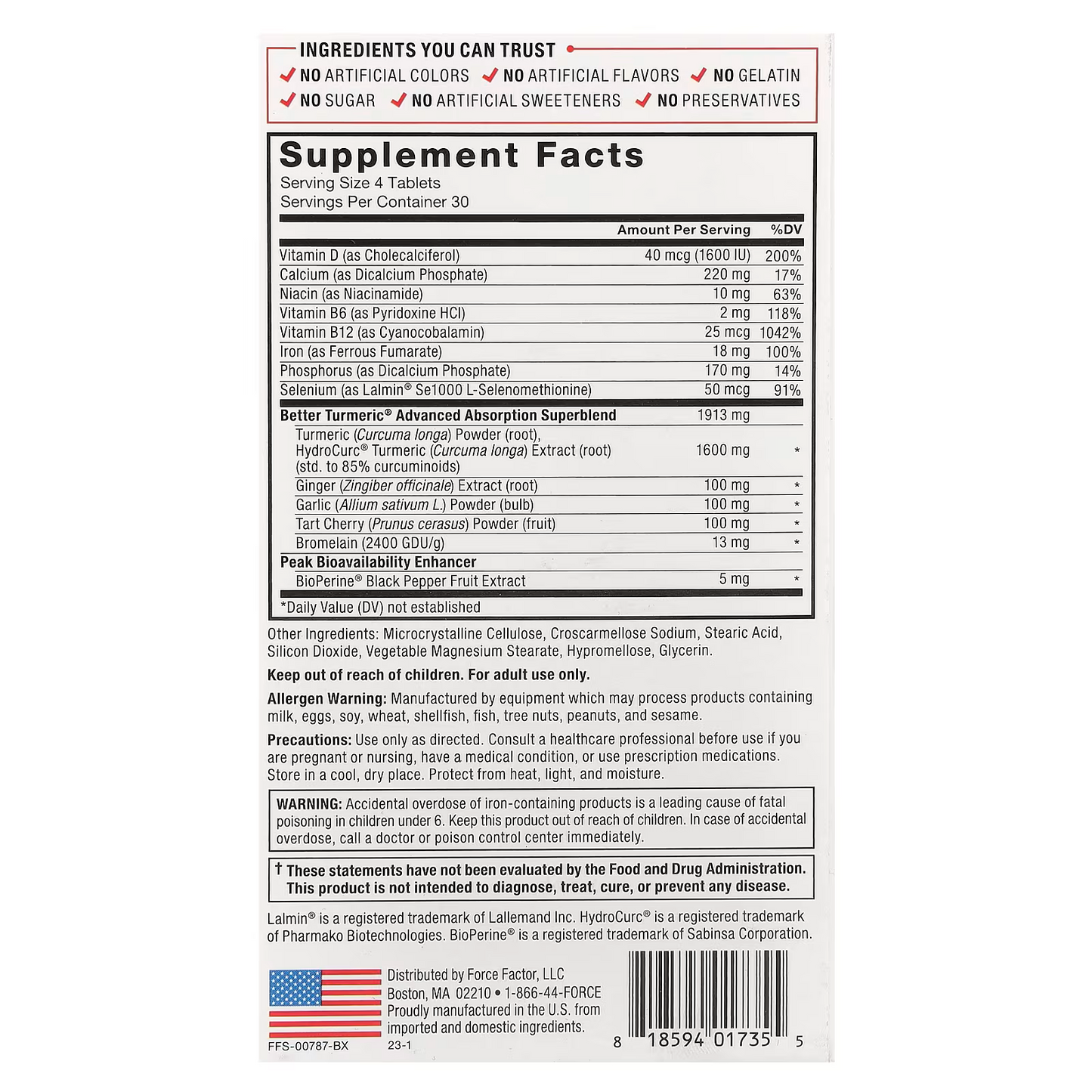 Better Turmeric®, 120 Tablets