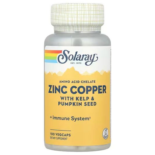 Zinc Copper with Kelp & Pumpkin Seed, 100 VegCaps