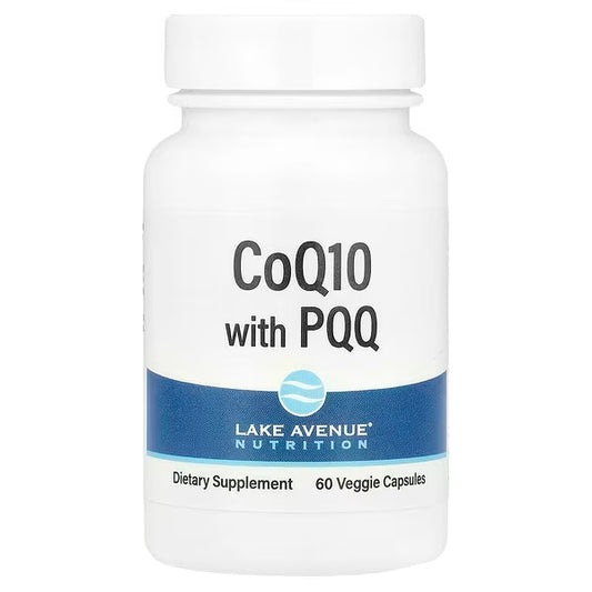 Lake Avenue Nutrition, CoQ10 with PQQ, 100 mg, 60 Veggie Capsules