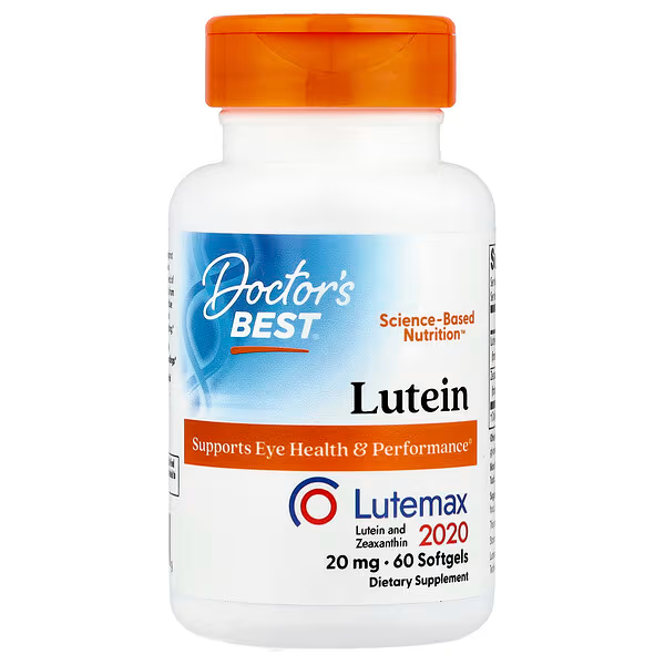 Lutein, Lutemax 2020, 20 mg