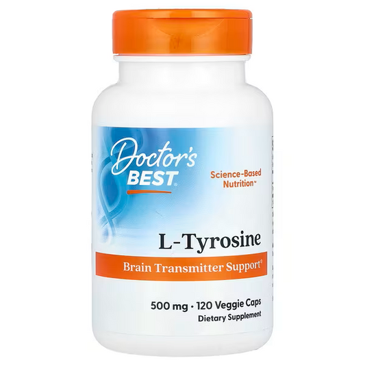L-Tyrosine, 500 mg, 120 Veggie Caps