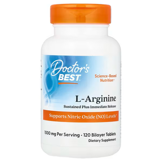 L-Arginine, 1,000 mg, 120 Bilayer Tablets (500 mg Per Tablet)