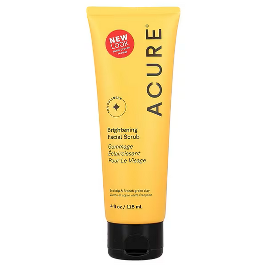 ACURE, Brightening Facial Scrub, 4 fl oz (118 ml)