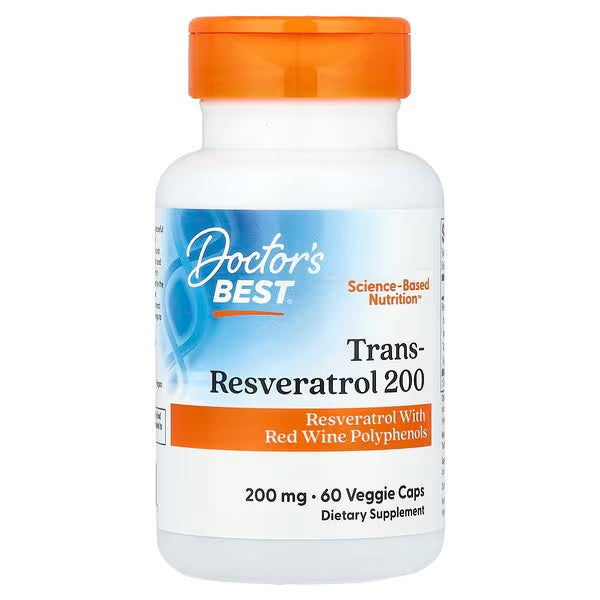 Doctor's Best, Trans-Resveratrol with ResVinol